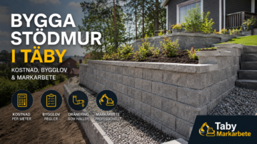 Bygga Stödmur i Täby